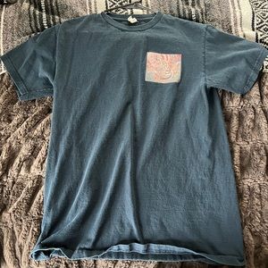 blue handmade t-shirt